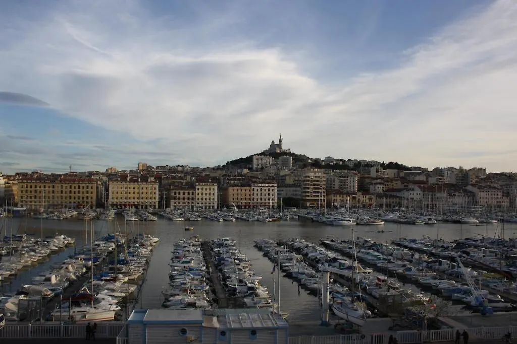 Hotel Belle-Vue Vieux-Port Marseille Francie